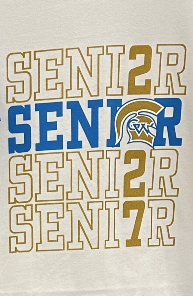 White Senior Class T-Shirt 2027